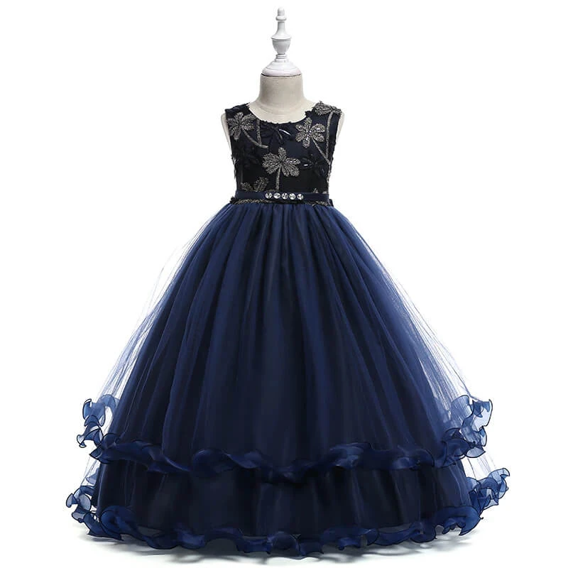 Robe De Princesse Bleu Nuit 5 Robe De Princesse Bleu Nuit – Image 5