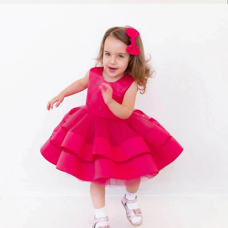 Robe Princesse Rouge Bébé 1 Robe Princesse Rouge Bébé