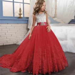 Robe Princesse Rouge Et Blanche