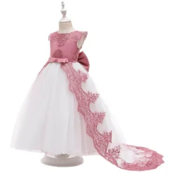 Robe De Princesse Avec Traine Pour Petite Fille -Promos Parurelle Boutique robe princesse traine petite fille