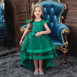 Robe Princesse Verte Fille