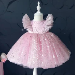 Robe Rose Bébé Fille