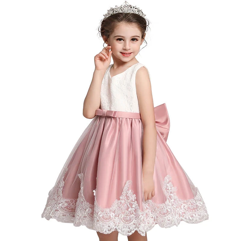 Robe Princesse Rose Et Blanc 4 Robe Princesse Rose Et Blanc – Image 4
