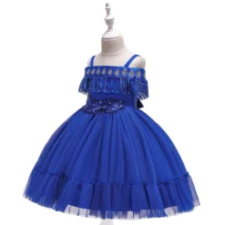 Robe Couleur Bleu Royal -Promos Parurelle Boutique robe royal bleu fille