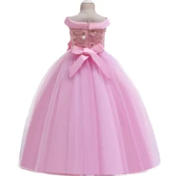 Robe De Princesse Rose Bouffante -Promos Parurelle Boutique rose 2 1