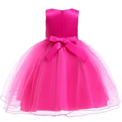 Robe Princesse Rose Bonbon -Promos Parurelle Boutique tenue rose bonbon fille
